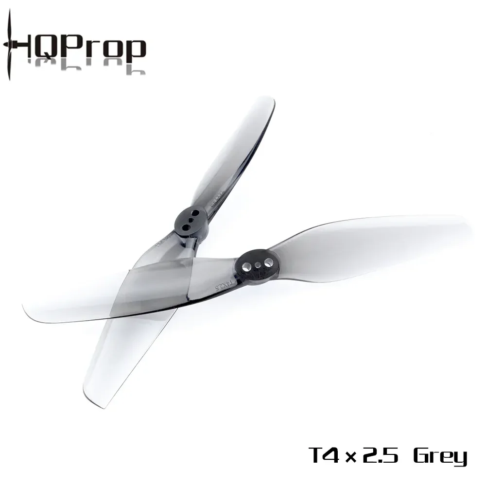 HQprop T4X2.5 Серый пропеллер для ПК Tern-LR40 RC FPV Freestyle 4-дюймовые мини-дроны DIY Запчасти