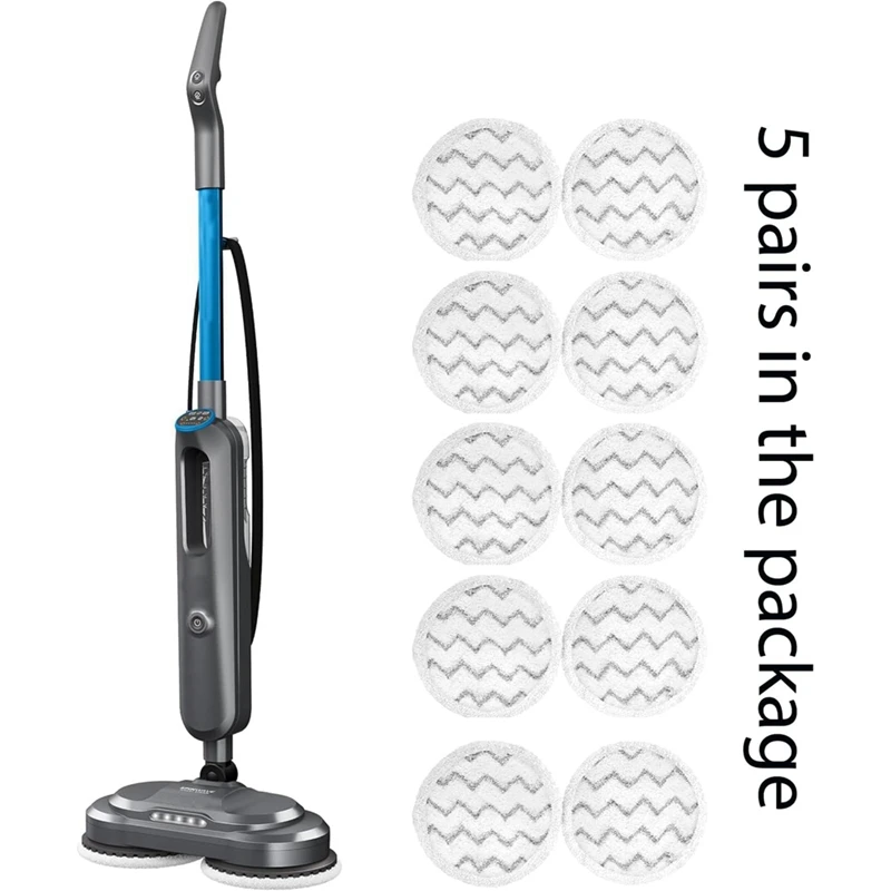 Вращающиеся подушечки для паровой швабры BISSELL Spinwave Smartsteam 3897A 3712 Вт сменные