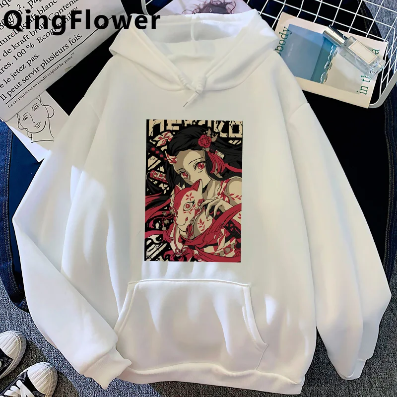 

Anime Demon Slayer Zenitsu Kimetsu No Yaiba Inosuke hoodies male streetwear anime 2021 printed men pullover hoddies printed