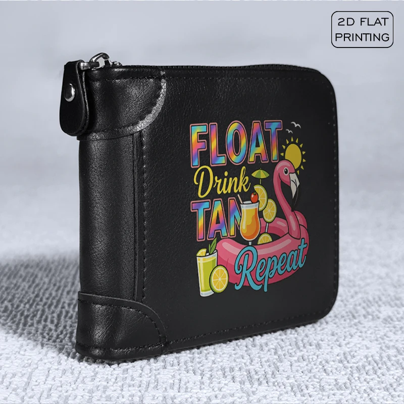 Фото ТАН ДЛЯ ПЛАВНОГО НАПИКА РЕПЕТ ДИЗАЙН FLAMINGO КОШЕЛЕК на молнии МУЖСКОЙ ПУ КОЖАНЫЙ МУЛЬТИФУНКЦИОНАЛЬНЫЙ КОМПАКТ ДЕНЬ ИСПОЛЬЗОВАНИЕ №3