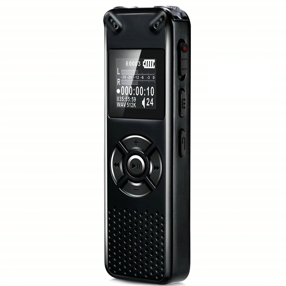

V91 Professional Voice Activated Digital Audio Voice Recorder 16GB 32GB Recording Dictaphone WAV MP3 Player Genuine Sale Fashion