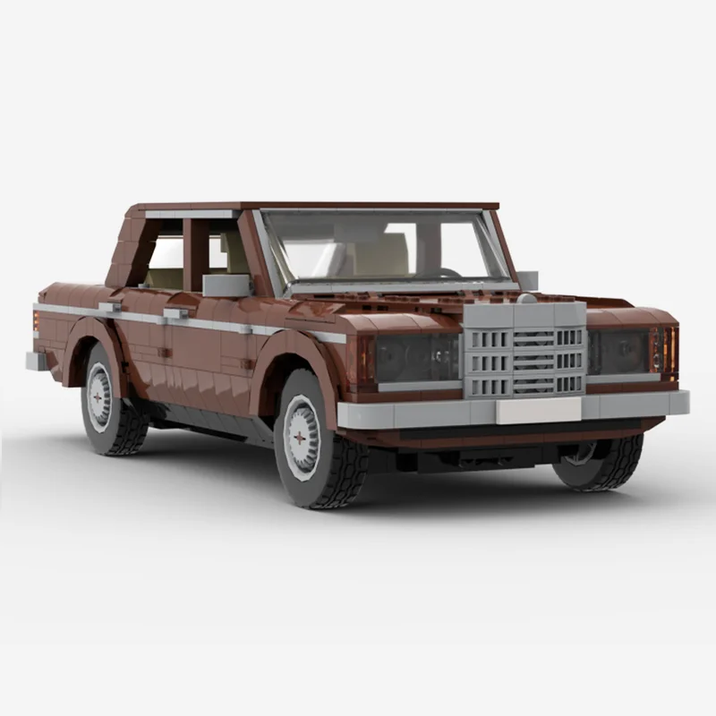 1550PCSMOC Mercedis-Benzi W123 Седан Ретро Коллекция Модель автомобиля для взрослых и детей