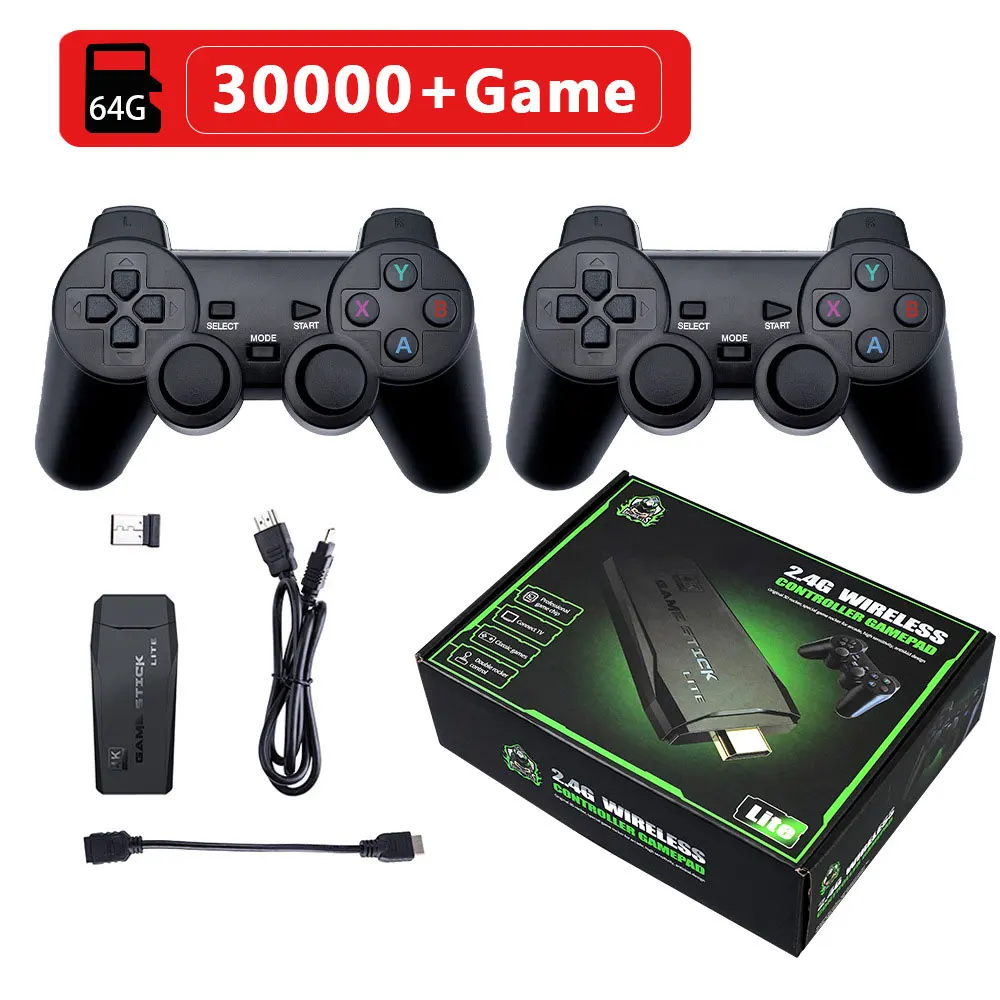 

Ретро игровая консоль 30000 классических игр для PS1/FC/GB/GBA/GBC/MD HD игровая консоль с беспроводным контроллером 2,4G рождественский подарок