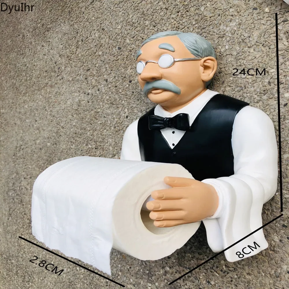 Executive Knight Old Butler Держатель для туалетной бумаги полотенец Туалетная бумага Трубка