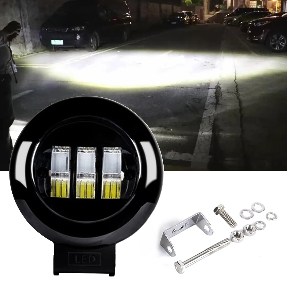 

1pc Work Light Round 6D Lens 5Inch for Car ATV SUV UTV Trucks Offroad Motorcycle Auto Working Driving Fog Lights Headlamp