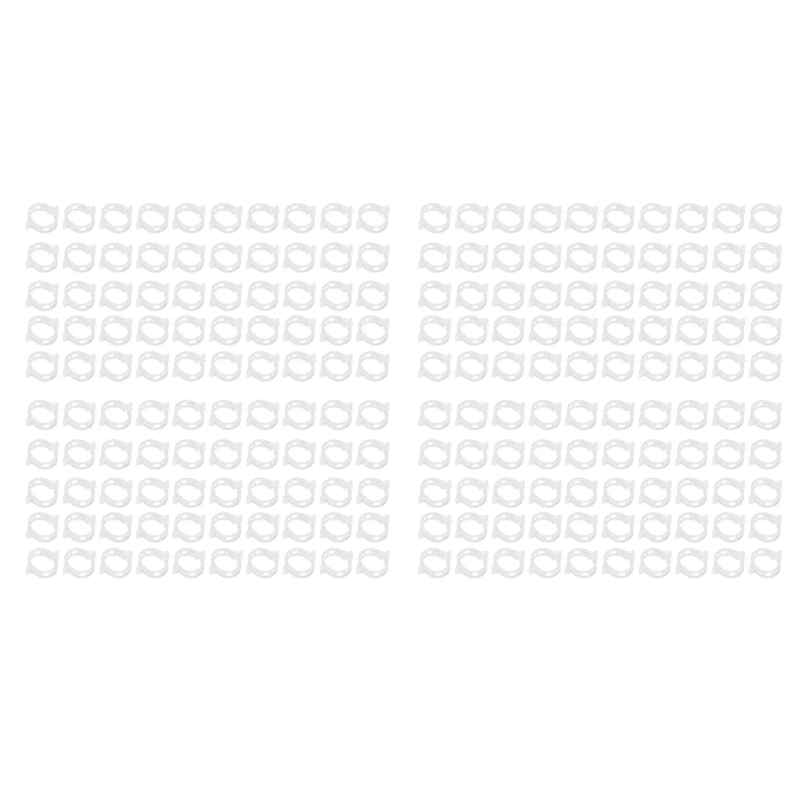 

200 Pcs Plant Clips Plant Fixing Clip Tie Vine Clip Tomato Bean Plant Vegetable Holder Fastener Grafting Tool 50 Pcs/Pack