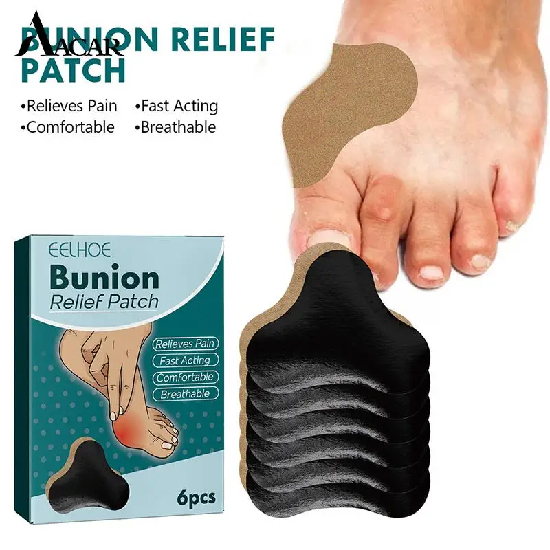 

6Pcs Bunion Paste Tape Adhesive Pads Anti-wear Heel Sticker Prevent Blister Foot Pain Relief Reduce Friction Pads