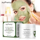 Маска JoyPretty из глины с зеленым Чайным Деревом, средство для очистки пор, удаление черных точек от акне, увлажняющая косметическая маска для лица