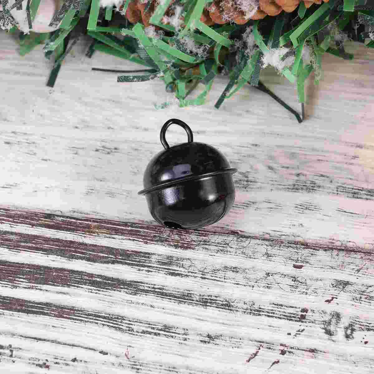 50 шт. круглые колокольчики мини-украшения кольцо металлическое рождественское