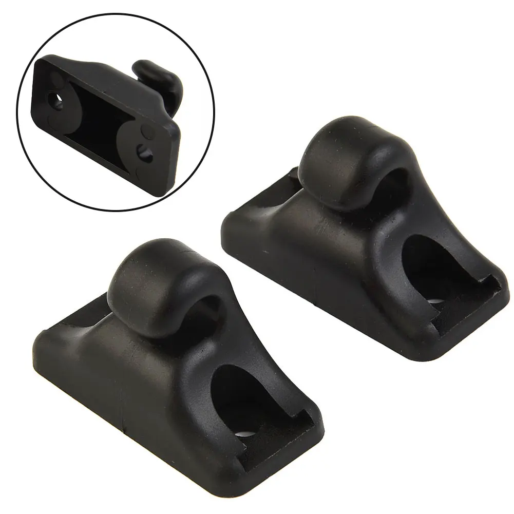 

2pcs Sun Visor Bracket Clips Front Left Right Replacement For Porsche 924 944 968 #94473143900 SET OF2 Car Accessories