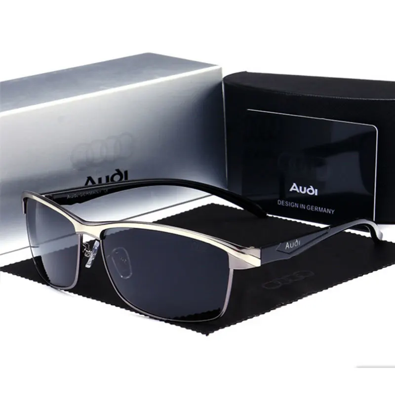 

Очки солнцезащитные Мужские поляризационные UV400, винтажные брендовые дизайнерские очки для вождения автомобиля, для Audi A4 B9 A5 A6 8S 8W Q7