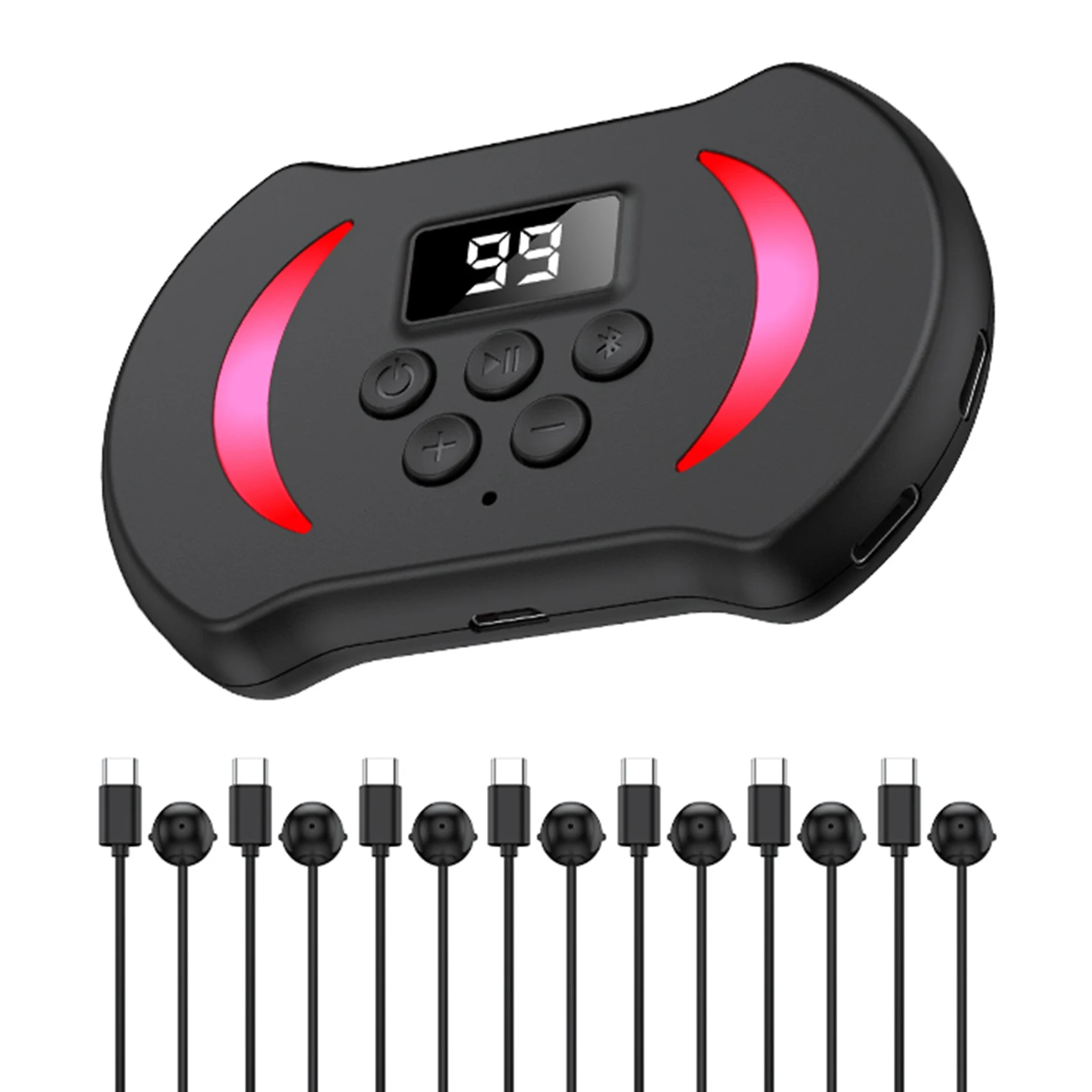 

Smart Clicker Mobile Phone Screen Automatic Clicker Mute Connector Physical Simulation Finger Click Device-C