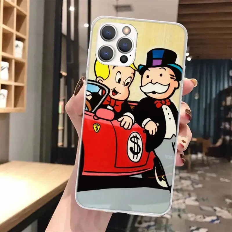 Мягкий чехол для телефона с изображением доллара iPhone 14 13 12 Mini 11 Pro Max 15 + X XR XS 7 Plus 8 6S