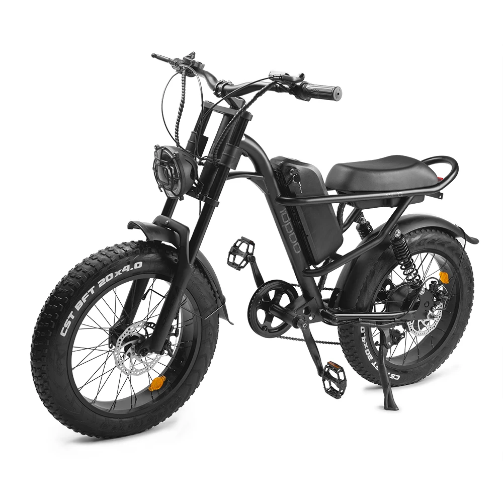 

500W Electric Bike 20X4 Inch Fat Tire Electric Mountain Bicycle with 48V 15AH Battery E-bikes speed of 45km/h 40-60km range