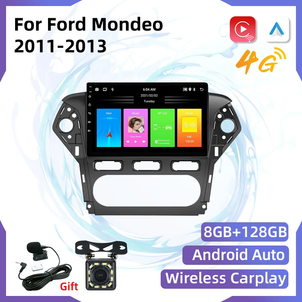 

Android Car Radio for Ford Mondeo 2011-2013 2 Din Car Stereo WIFI GPS Navigation Multimedia Player Head Unit Autoradio Carplay