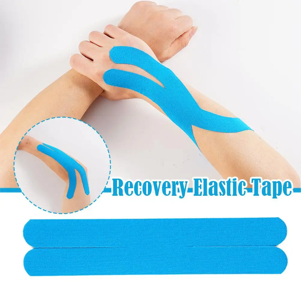 

10 Pieces Recovery Elastic Tape No Cutting Exercise X Tape Bandage Recovery Bandage Muscle Elastic Gym Fitness H A3u1