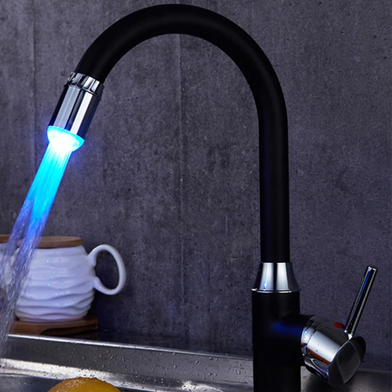 

NEW Led Night Light Faucet Creative RGB Water Lamp Shower Lamps Romantic 7-color Bathing Household Bathroom Decorative Lights