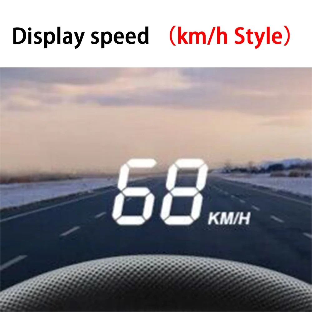 

Автомобильный проекционный HUD-дисплей ZJCGO: Проектор-спидометр на лобовое стекло для Mazda 3 BM BN 2013~2018
