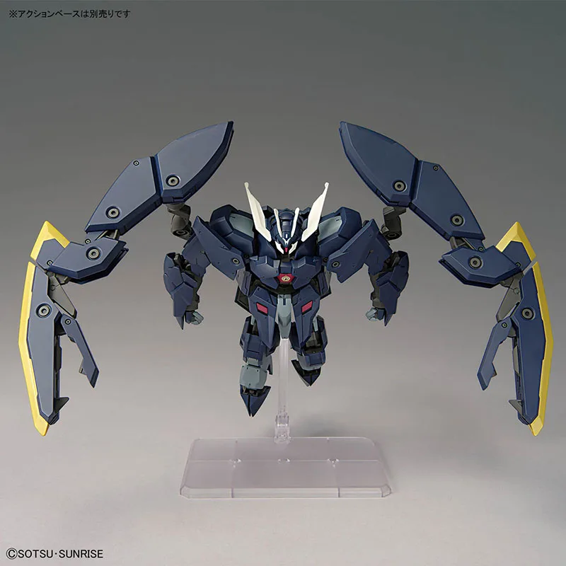 Фото В наличии: Оригинальный конструктор Bandai Gundam Model Kit HG IBO 1/144 Gundam Zagan, коллекционная фигурка аниме-персонажа, игрушки, подарки, фигурки MVC №5