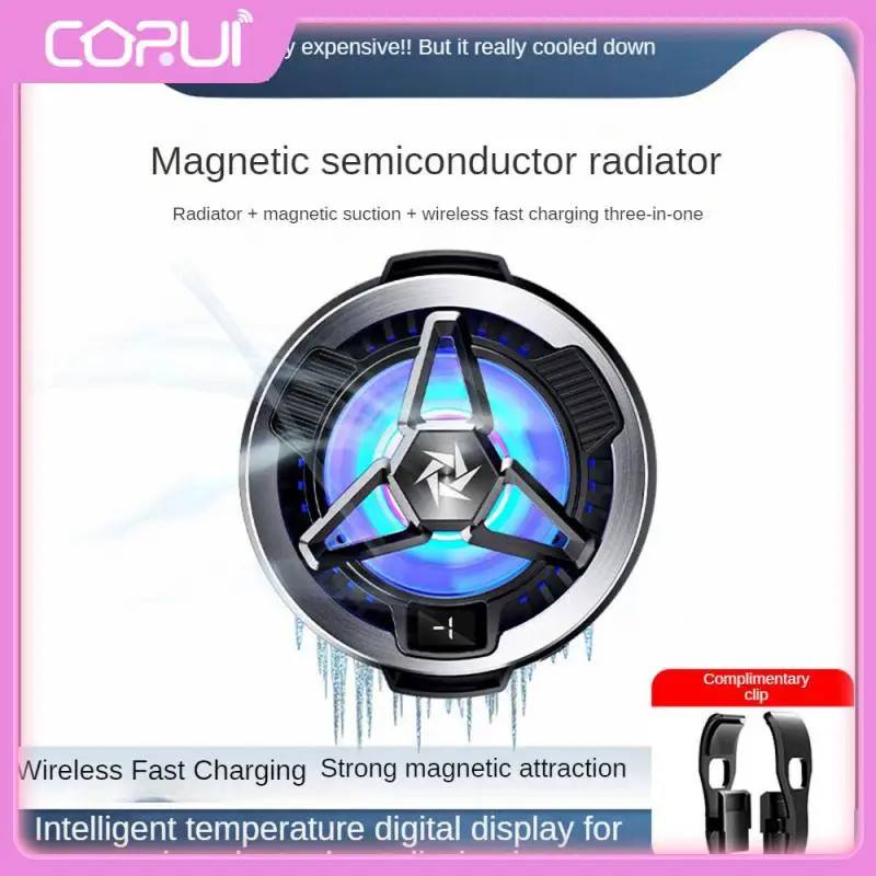 

Mute Live Radiator Lightweight Heat Sink 15w Fast Charging Magnetic Suction Mini Radiator Phone Accessories Cx03 Phone Radiator