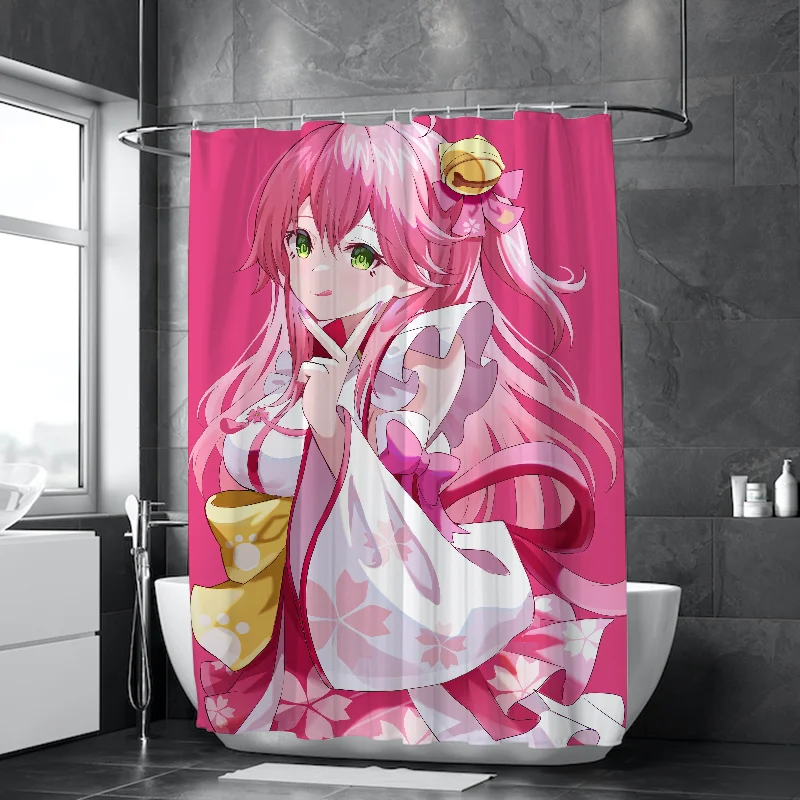 Занавеска для душа Hololive ванной комнаты непрозрачные аксессуары