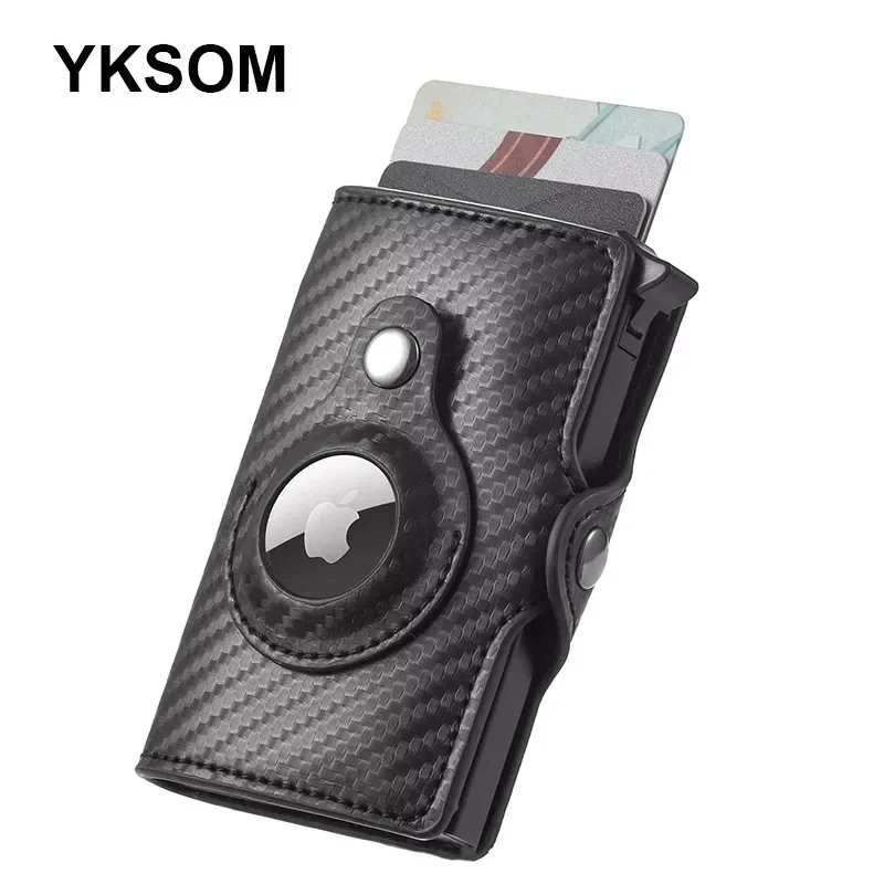 

Airtag Wallet Luxury Leather Card Bag AirTags Tracker Anti-lost Protective Cover Men Women PU Wallet With Airtags Case
