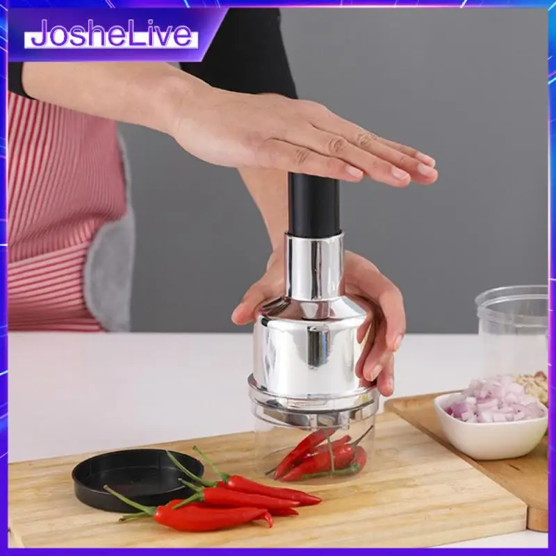 

1pc Nuts Grinder Mincer Efficient Multifunction Food Cutter Black Kitchen Tool Meat Mincer Manual Onion Cutter Safety Hand Press