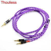 2 5mm 6 35mm purple earphone cable for oppo pm 1 pm 2 he1000 400s 560 d477 hd497 hd212 pro headphone replacement upgrade cables