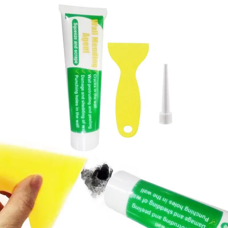 

Drywall Repair Kit Hole Patch For Drywall Safe Spackle Wall Repair Kit With Scraper Plaster Scratch Wall Mending Agent Quick And