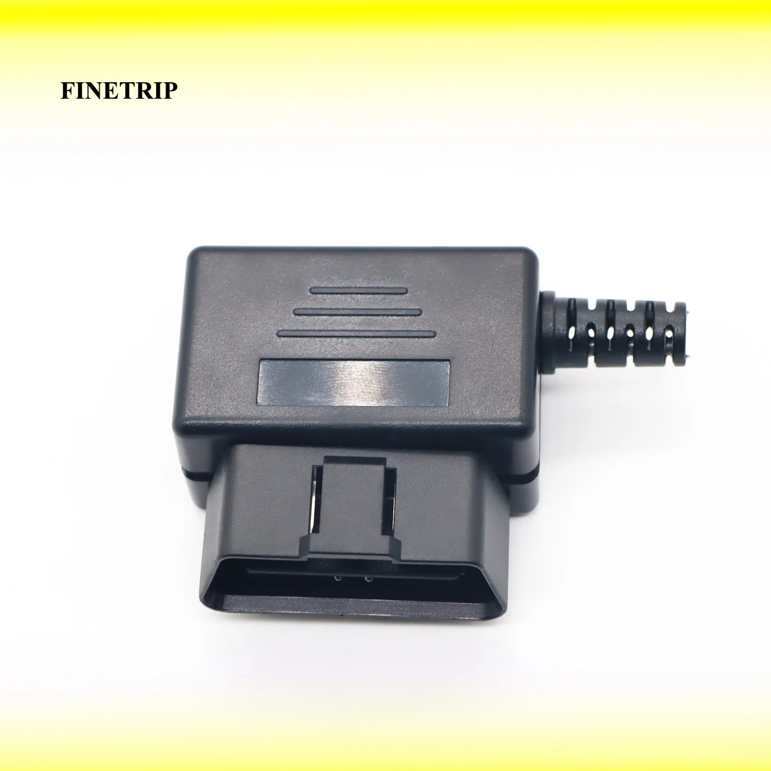 Фото Новинка 2019, акция! Оптовые цены, коннектор для разъема OBD2 16pin 90 градусов под прямым углом, штекер J1962m с корпусом без винта №1