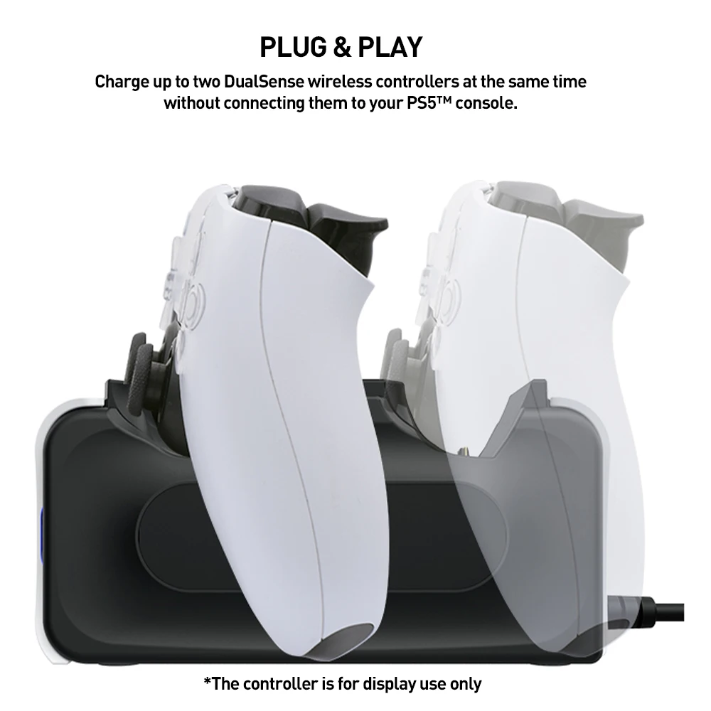 Оригинальная зарядная станция PlayStation DualSense для беспроводного контроллера Sony 5 Plug