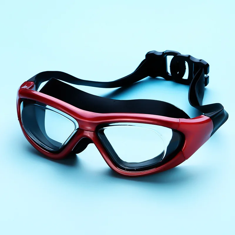

Professional Waterproof Clear Clens Double Anti-fog Swim Glasses Anti-UV Men Women Adult Swimming Goggles With Case
