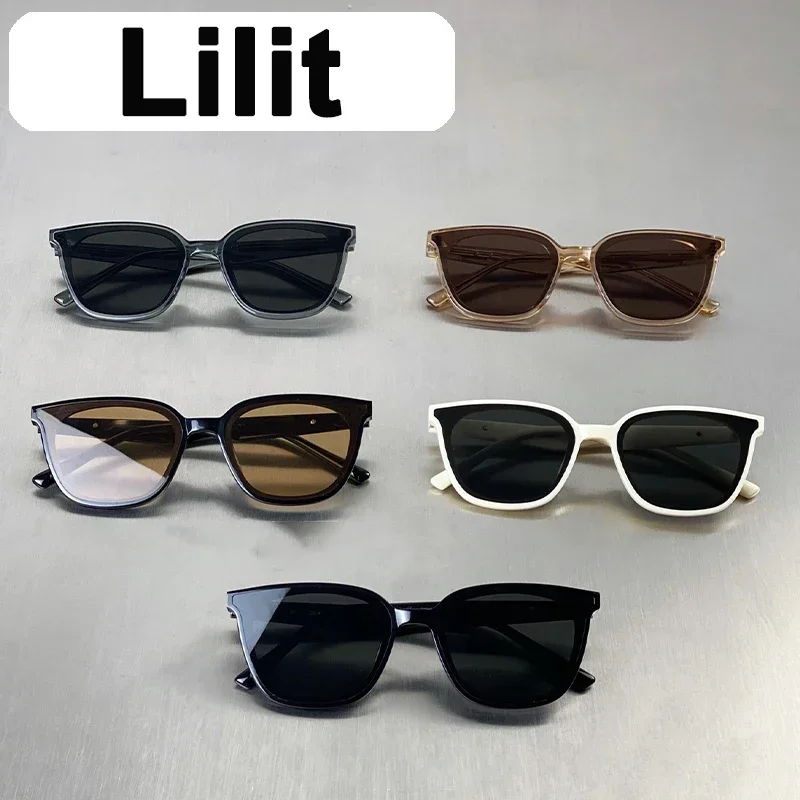 

Очки солнцезащитные Lilit YUUMI для мужчин и женщин, нежные Роскошные брендовые дизайнерские солнечные очки, уличные винтажные трендовые очки с монстром, UV400