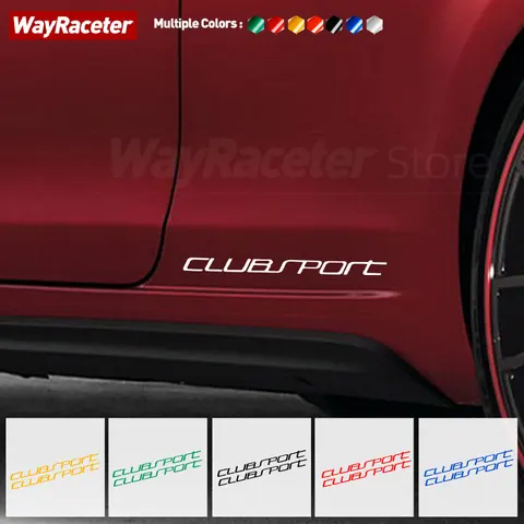2 шт. наклейка на боковую юбку двери GTI Clubsport Стайлинг Графика Светоотражающая виниловая наклейка для Volkswagen VW Golf 7 MK7 8 MK8 2022