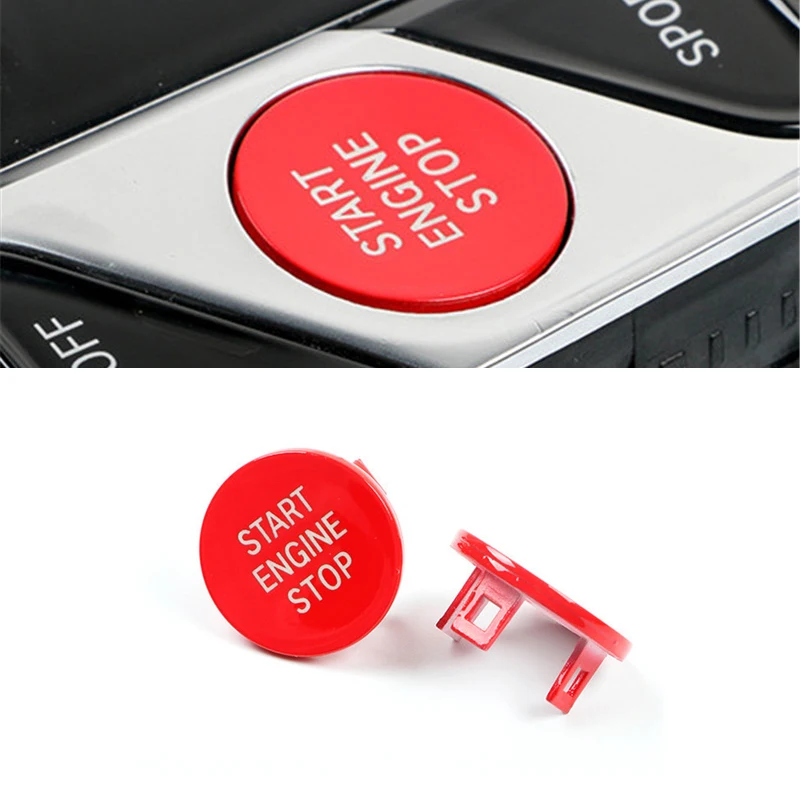 Кнопка запуска двигателя автомобиля Крышка зажигания переключатель останова