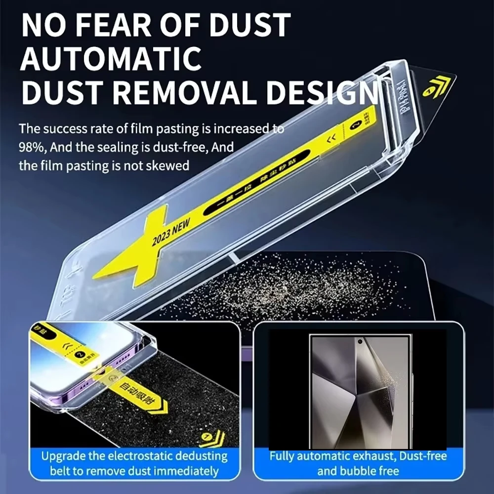 1-2 шт. в установке покрытия HD Защитная пленка для экрана Samsung A55 5G A54 A53 A33 A35 A15 A13 S24