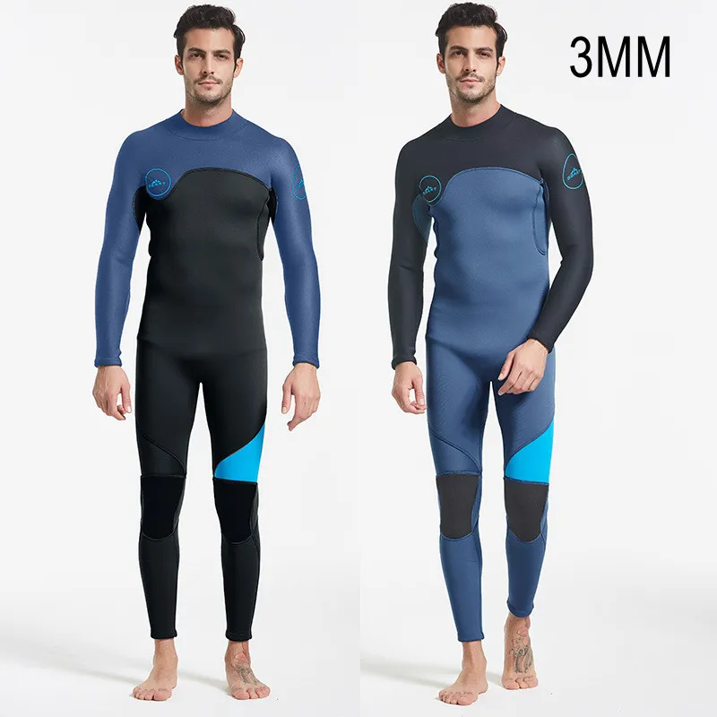 3MM Neoprene Keep Warm Full Body Spearfishing Diving Suit For Men Scuba Surfing Snorkeling Kayaking Water Sport WetSuit Clothing