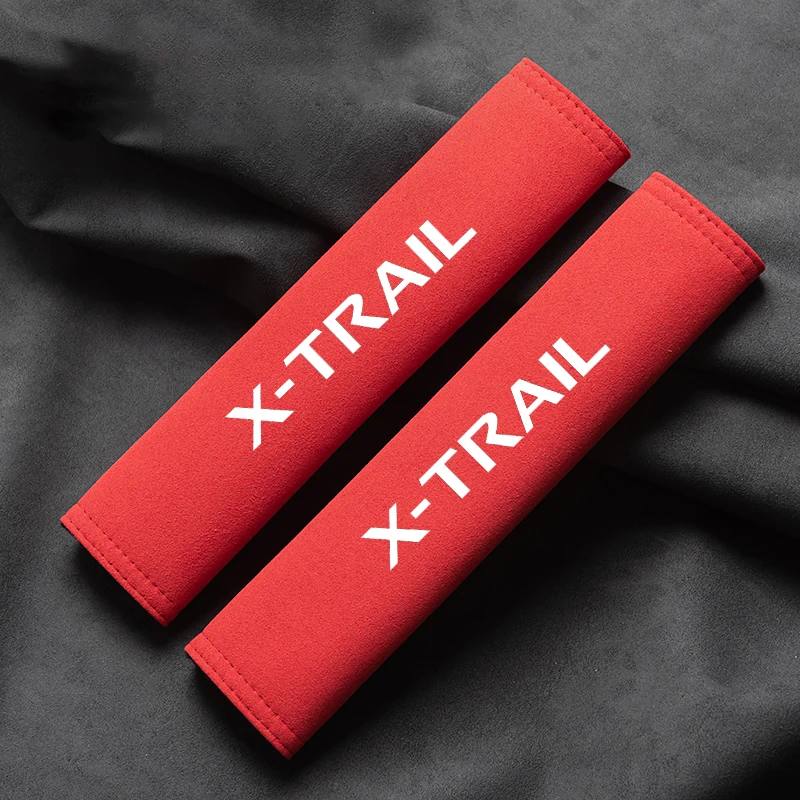 

2 шт., Наплечные накладки на ремень безопасности из замши для Nissan X-Trail X Trail T32 2014-2019 2020 2021