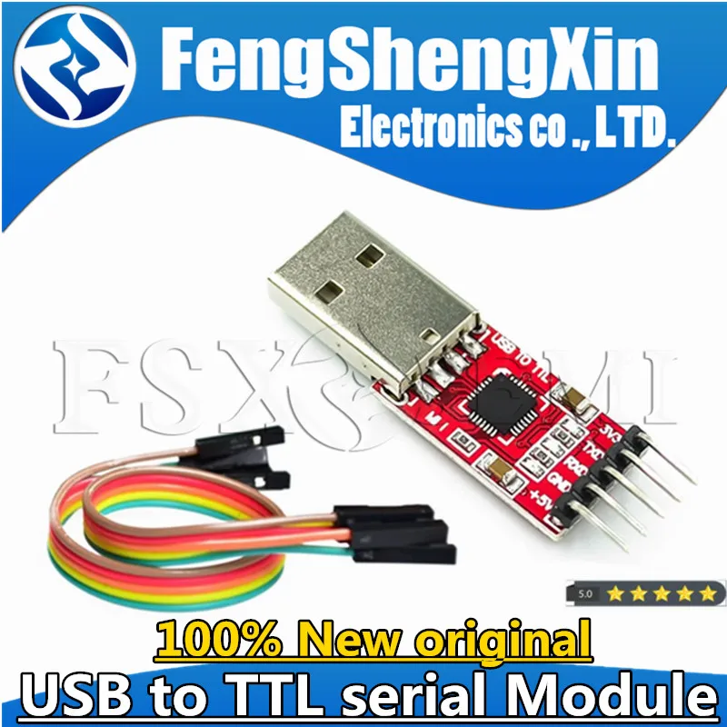

CP2102 module USB to TTL serial UART download cable PL2303 Super Brush line upgrade+ Dupont line