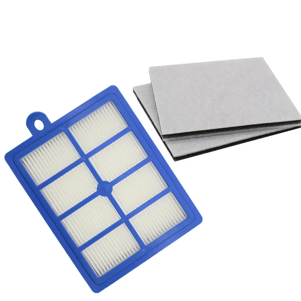 

Моющийся 1 шт. пылевой фильтр Hepa H12 H13 + 2 шт. хлопковый фильтр двигателя для пылесоса Philips Electrolux AEG, запасные части