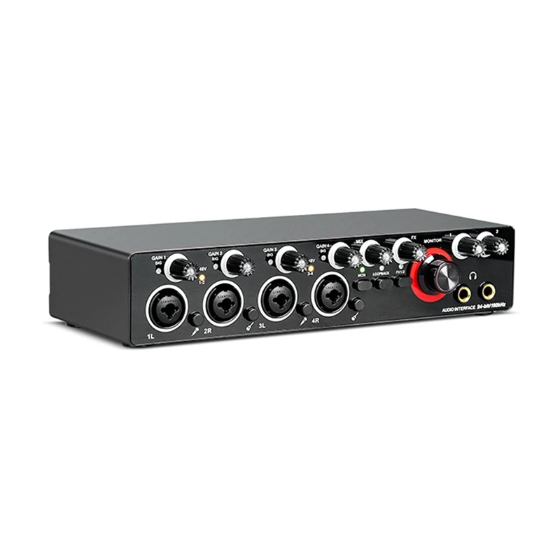 

4 Channel Interface Sound Recorder With Recording Sound Card For Recording Of Singing Band Dubbing Live Broadcast Equipment Set