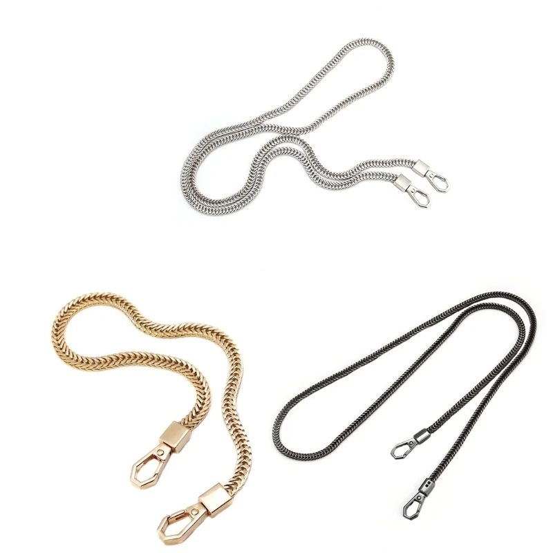 

Женский Золотой/Серебряный/черный ремешок для сумки, Сменные Металлические Наплечные ремни, Прямая поставка