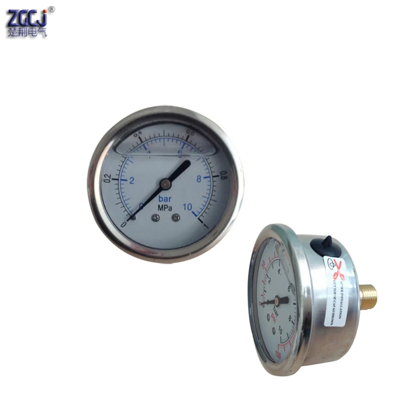 

Манометр для водяного насоса с резьбой G1/4, измеритель давления, 0-10 бар, 16 бар, 25 бар