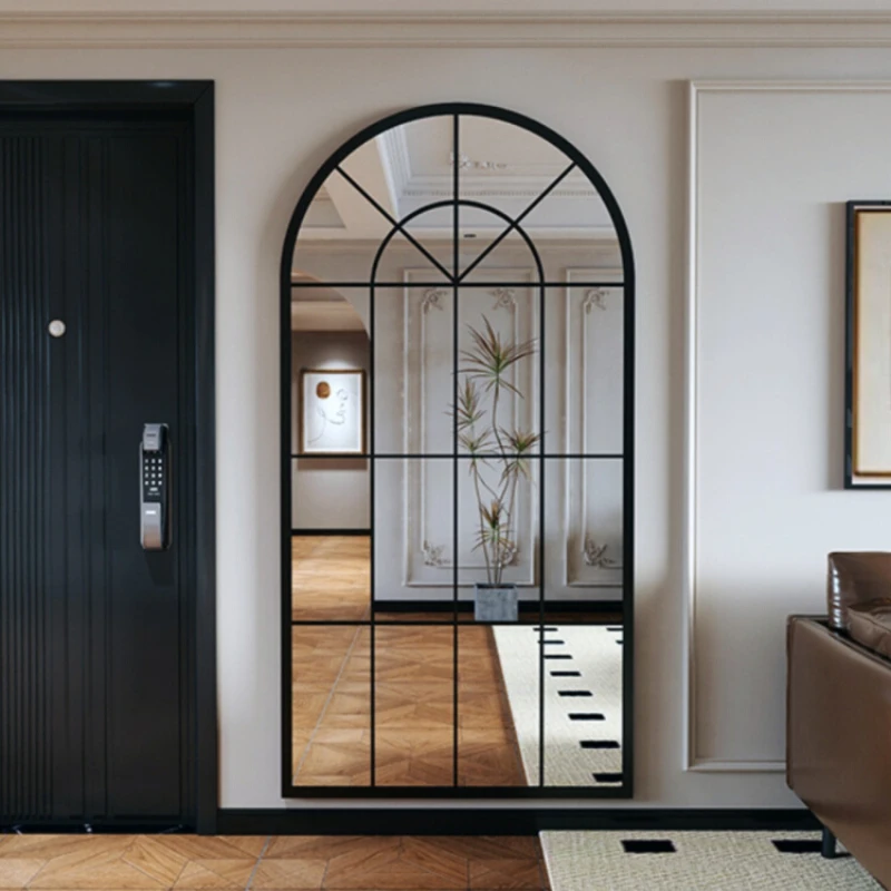 Huitian арочное ретро зеркало всего тела для дома гостиной настенный вход