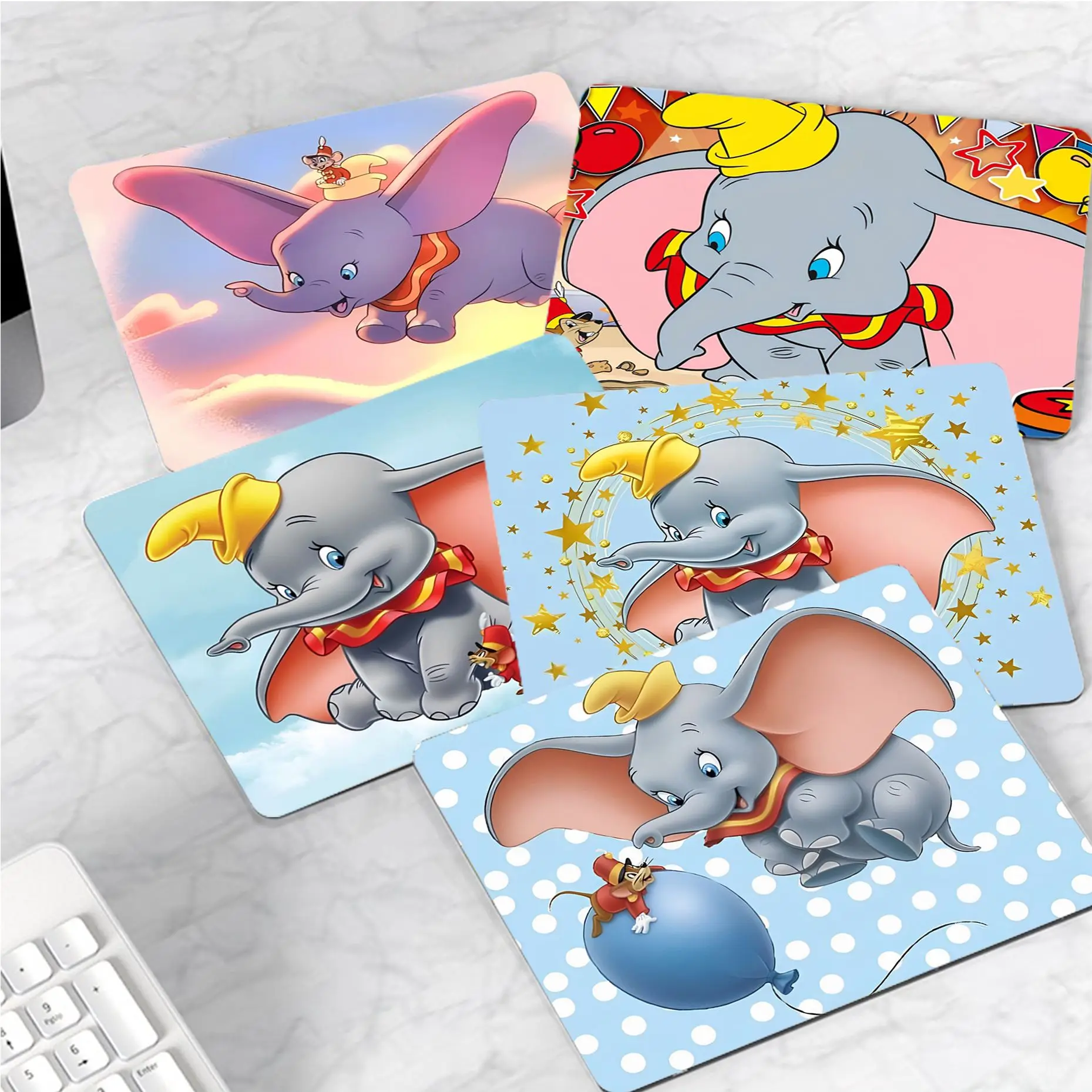 

Disney Dumbo 20x25cm Cartoon Anime Gaming Mouse Pad Keyboard Mouse Mats Smooth Company Writing Desk Mats
