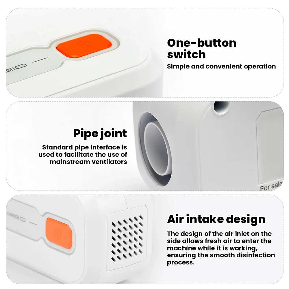 XD100 портативный CPAP очиститель озоновый вентилятор для сна воздуха дезинфекция