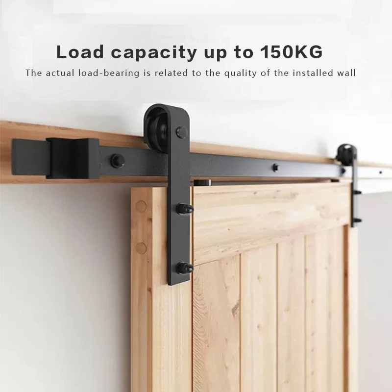 Подвесная направляющая для двери сарая подвесной колесная фурнитура полный