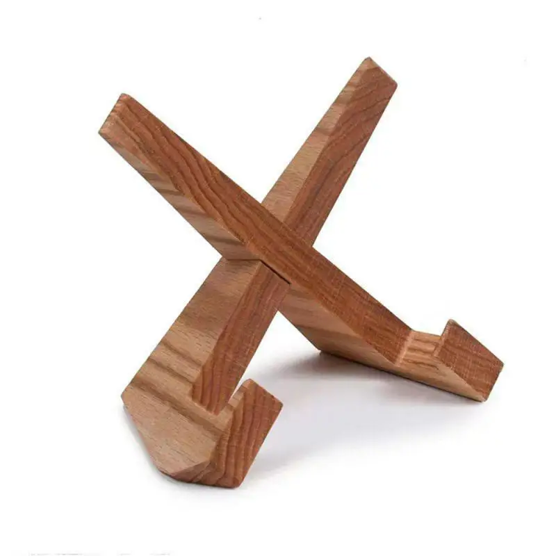 

Wooden Manual Display Shelf Lazy Menu Bracket Recipe Bookshelf Save Space Cooking Bookshelf Lazy Support