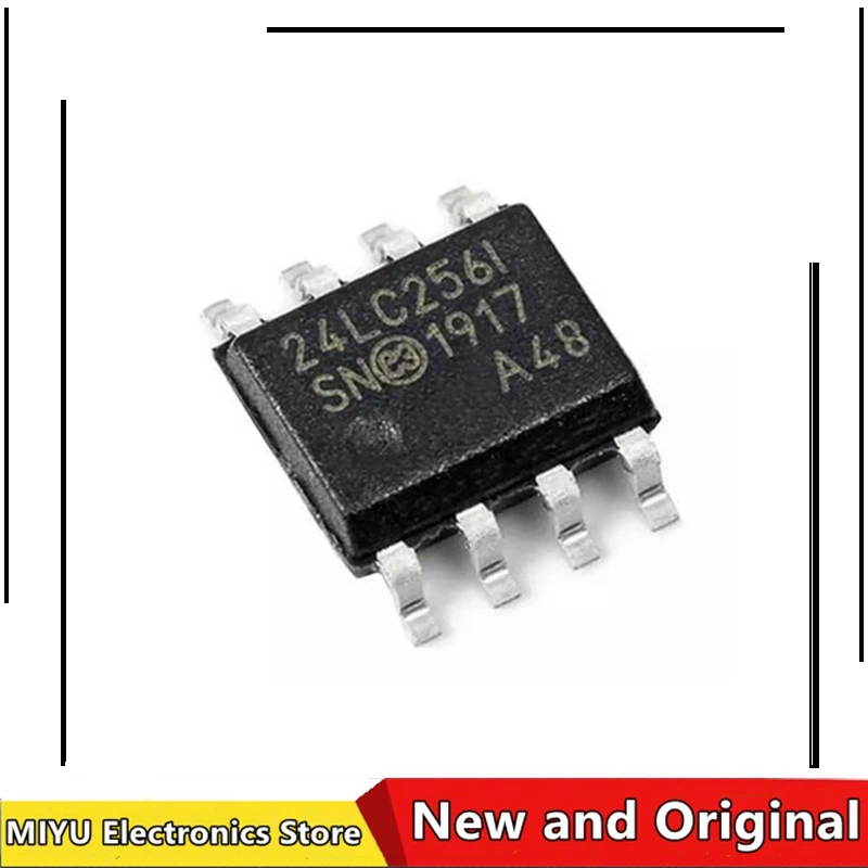 

10pcs 24LC256T-I/SN 8SOIC SOIC-8 Memory Controllers IC Chips IC EEPROM 256KBIT I2C