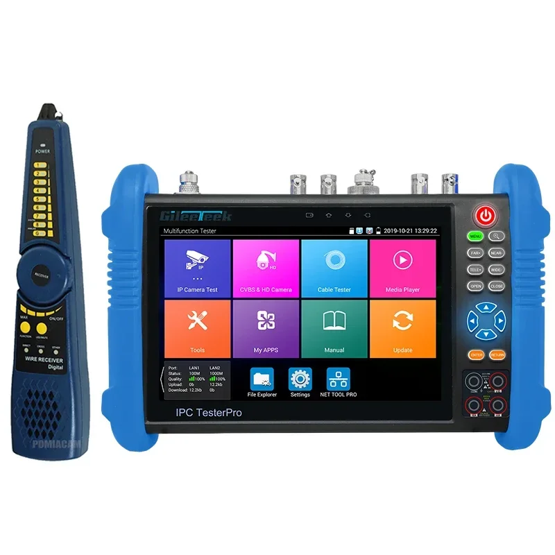 

GILEETEEK IPC-9800 PRO 7-дюймовый тестер видеонаблюдения 8MP